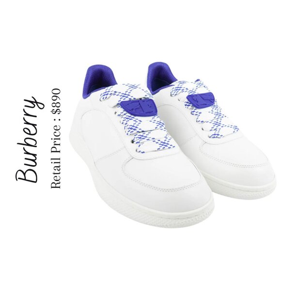 NEVER WORN Burberry High Class Low Top Sneakers Size EU 39 / US 9 WITH BOX - Picture 1 of 9